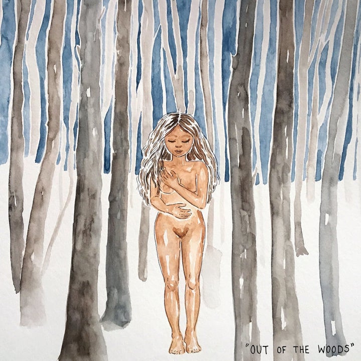 Zucker teamed up with artists like Kimothy Joy to create prints around this theme waiting to share pregnancy news.