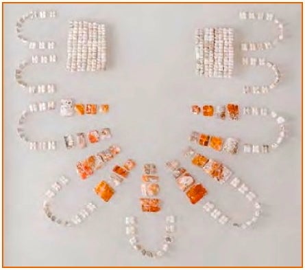 Shell Necklace (200–250), 47.6 x 63.3 x 1cm.