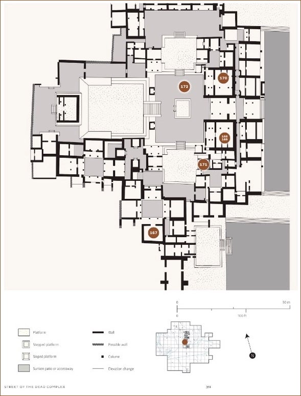 Floor plan, Catalogue, p. 391. Note the location of item #170.