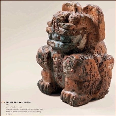 #170–Feline Effigy (250-550), Catalogue, p. 395 (detail).
