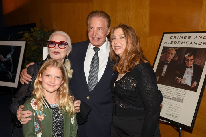 Barbara Bain, formerly wed to Martin Landau, and their fellow “Mission Impossible” co-star Peter Lupus, join the Oscar winner’s daughter Susie Landau Finch and grand-daughter Aria at Hollywood’s farewell to one of its greatest artists.