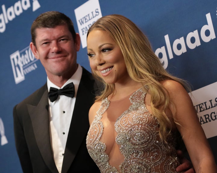 James Packer and Mariah Carey