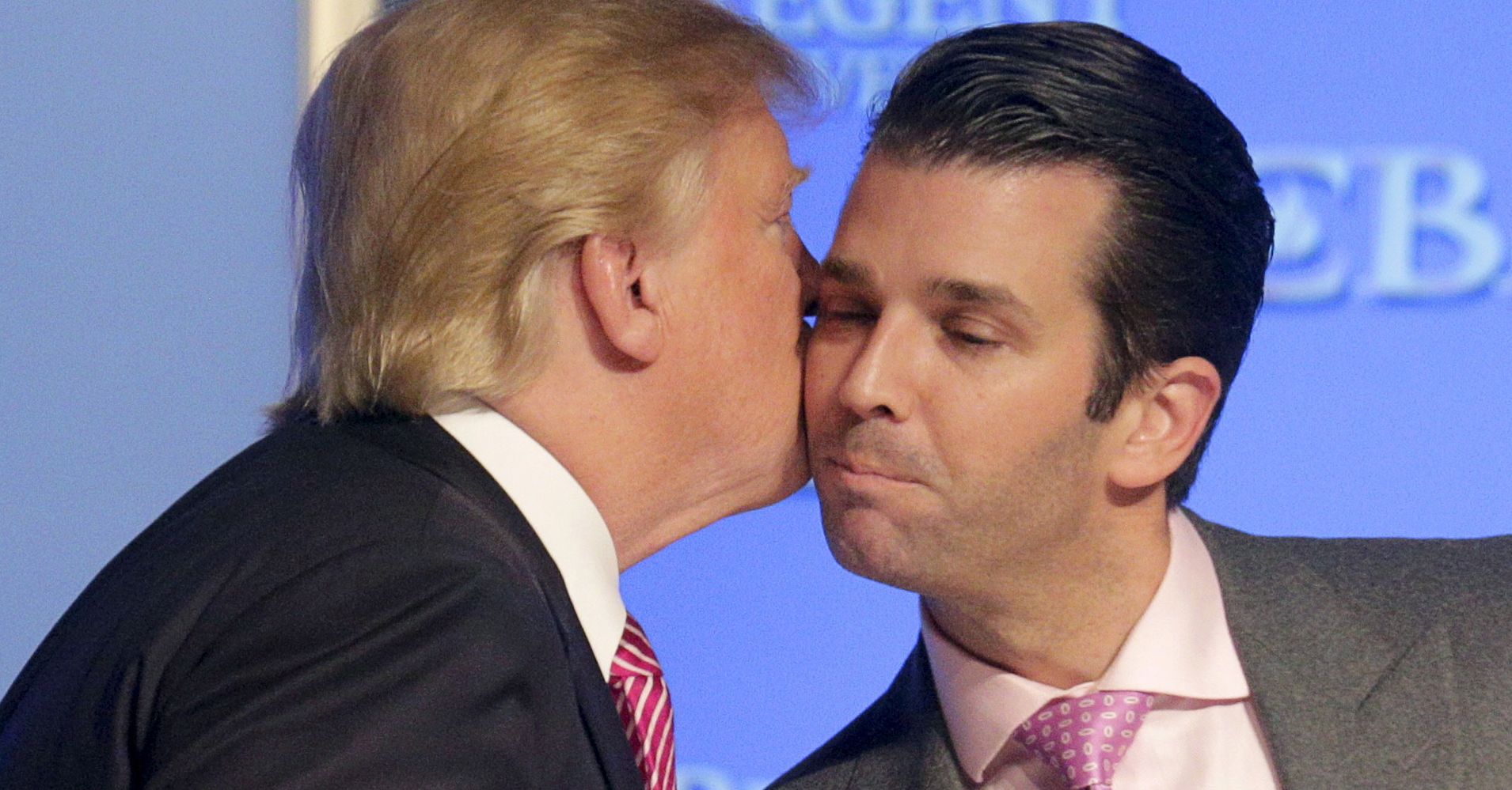 Donald Trump Jr Just Shared The Weirdest Picture Of His Dad Huffpost 