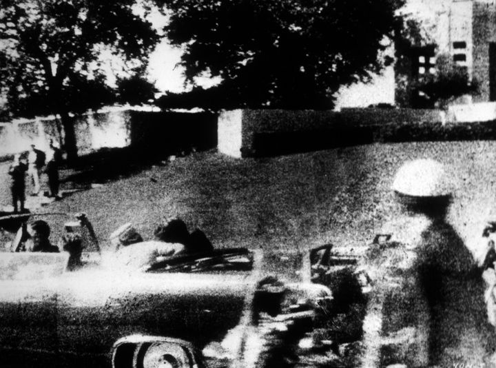 The moment President John F. Kennedy was shot in Dallas, Texas on November 22, 1963