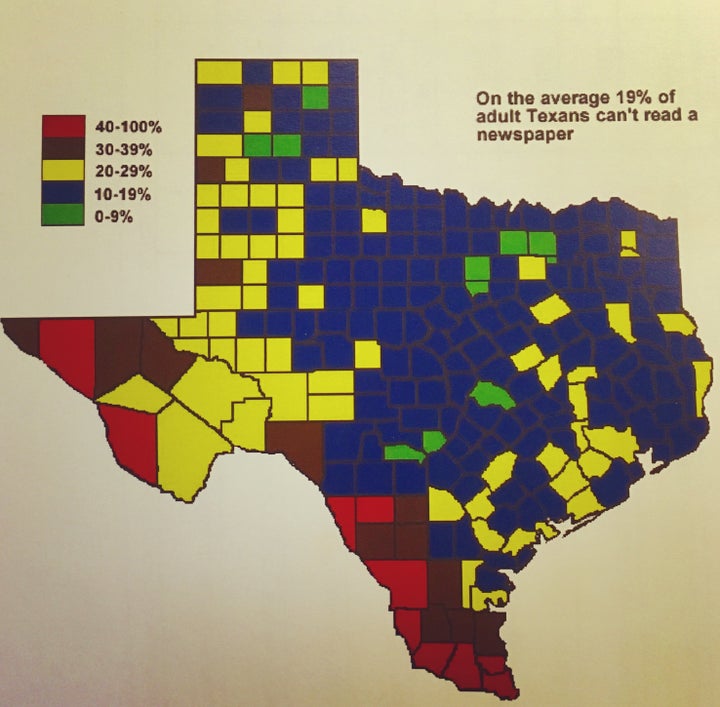 Literacy as an issue, from the 2015 Community Needs Assessment, produced for the City of San Antonio.