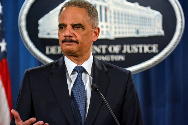 Former United States Attorney General Eric Holder said Friday that men need to "understand you can’t be a pig."
