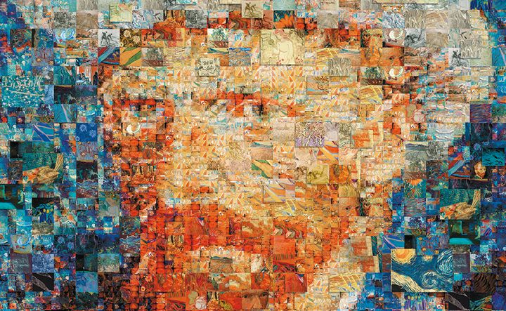 Imagine-Van-Gogh Mosaic www.Lavillette.com