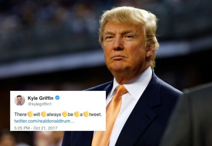 Of course Donald Trump tweeted about the Yankees in 2012.