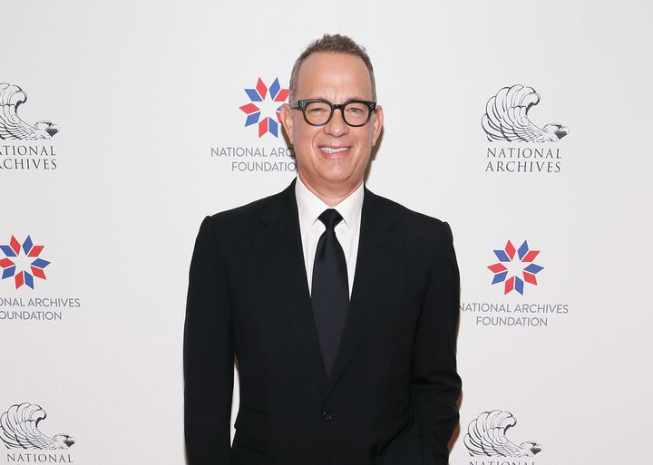 Tom Hanks at the National Archives Foundation Gala on Oct. 21, 2017, in Washington.