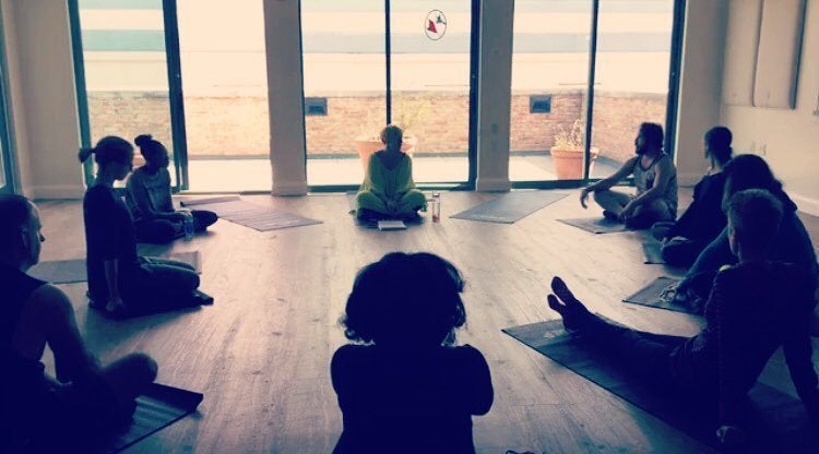 K.F. Hox led a meditation workshop during Music-Preneur Mindset Summit.