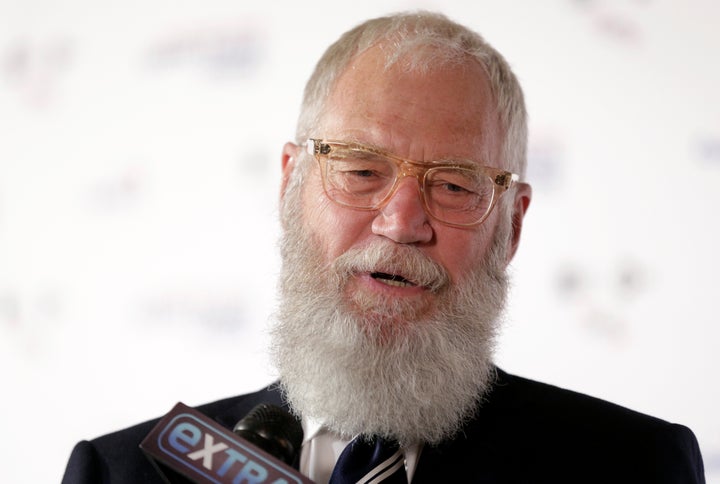 David Letterman received the Mark Twain Prize for American Humor at Kennedy Center in Washington D.C. on Sunday.