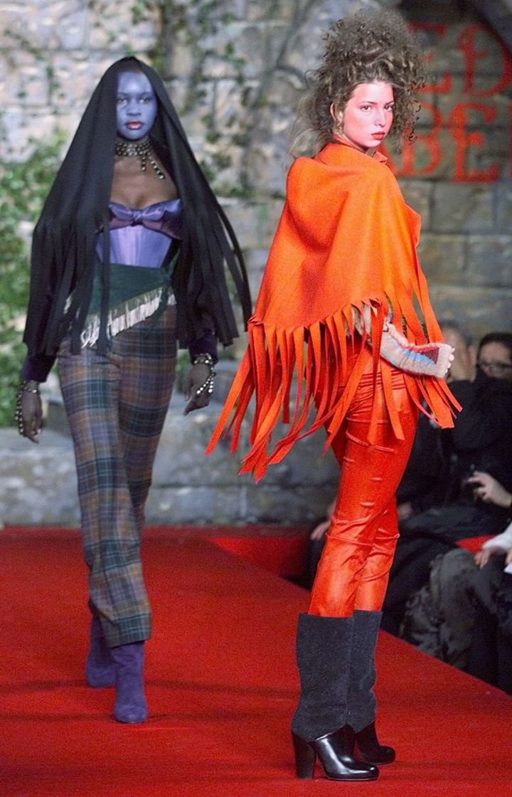 Walking for Vivienne Westwood, 1999. 