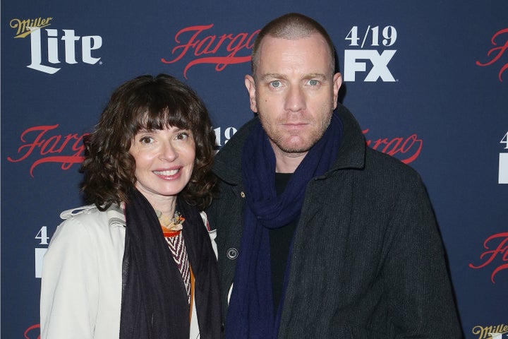 Ewan McGregor and Eve Mavrakis, pictured in April, have four children together.