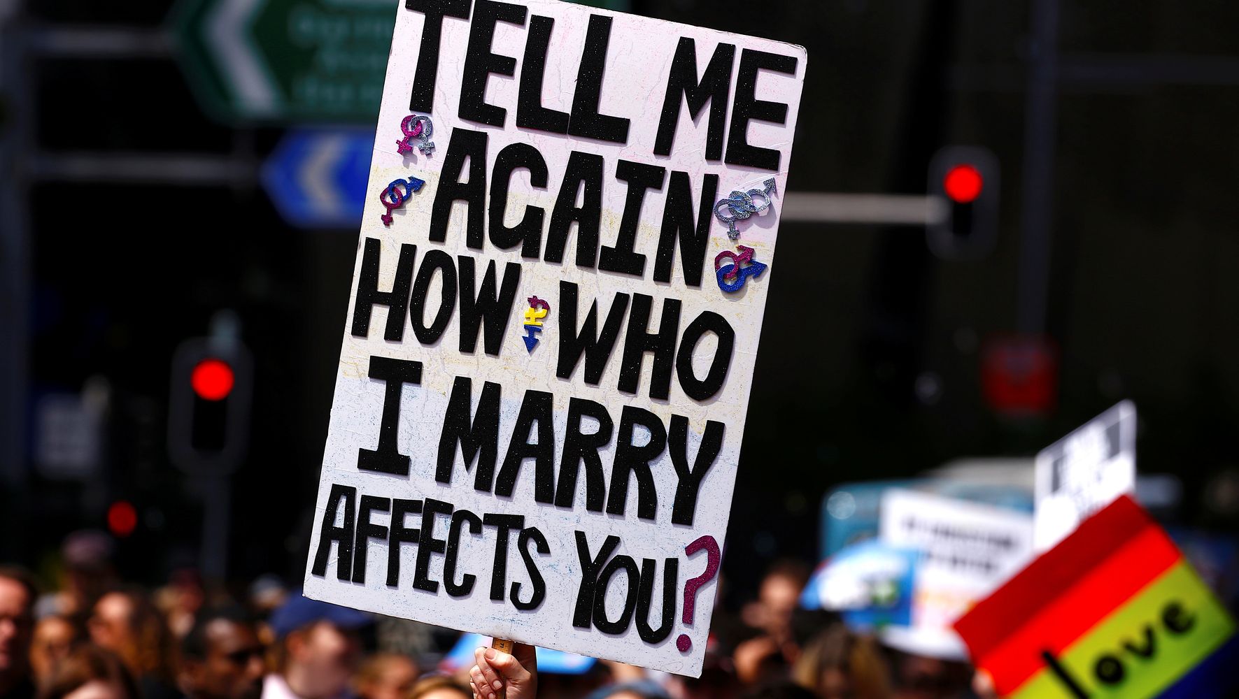 Thousands Rally For Same Sex Marriage Before Australian Vote Closes Huffpost 5386