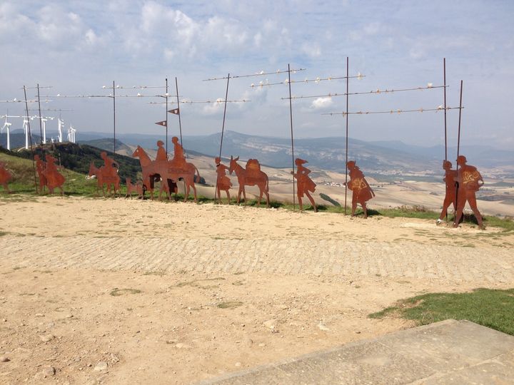 <p>Sculpture on the Camino</p>