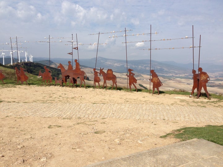 Sculpture on the Camino