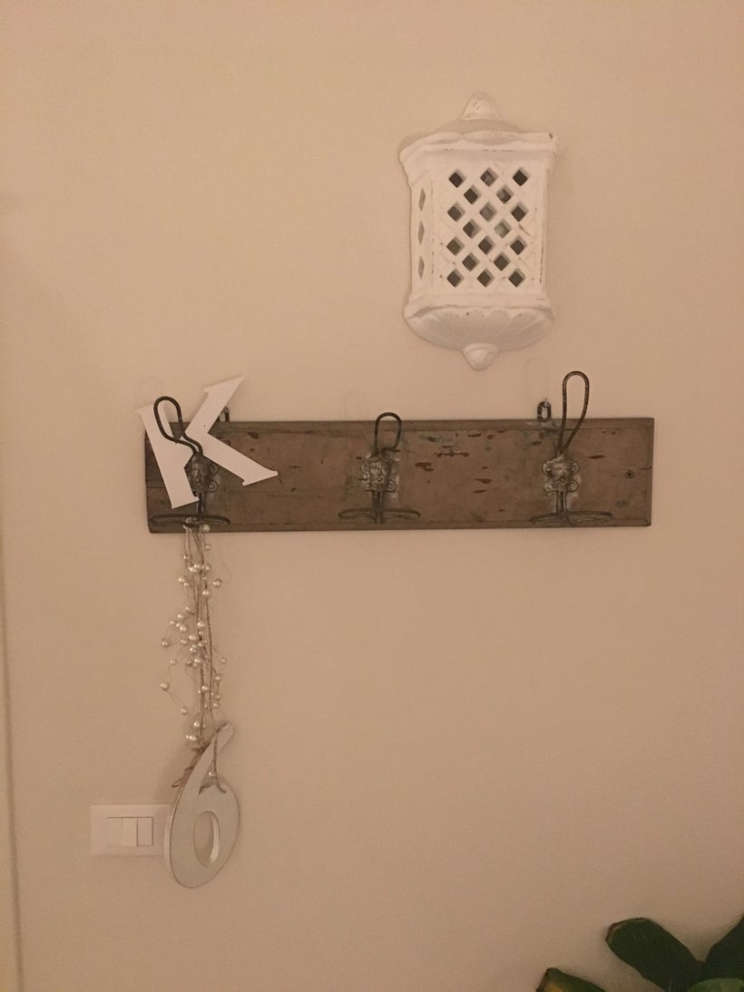 Our room at hotel Cervetta5 in Modena was sparely decorated, with whimsical touches throughout