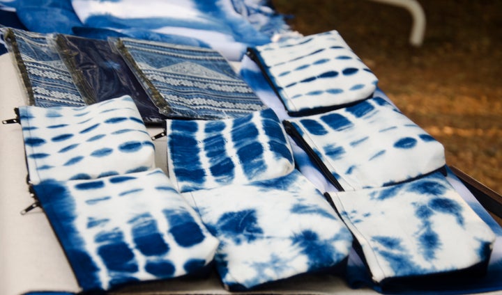 Shibori throw hot sale