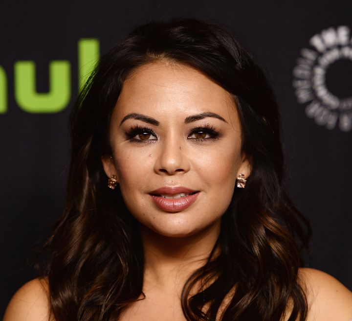 Janel Parrish at a PaleyFest screening of "Pretty Little Liars."