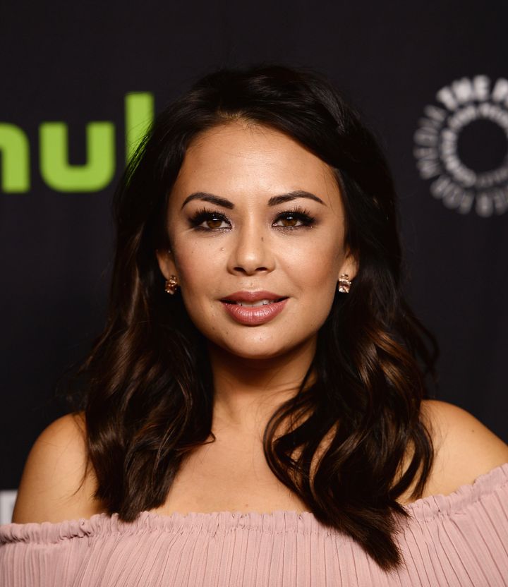 Janel Parrish at a PaleyFest screening of