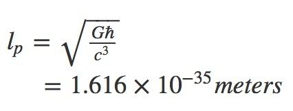 planck scale length physicists why use