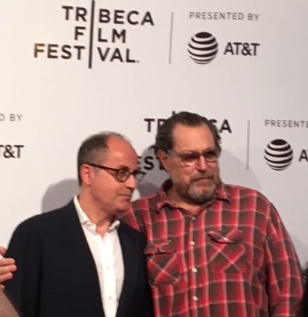 <p>Pappi Corsicato, director, and Julian Schnabel, Tribeca Film Festival 2017, premiere of <em>Julian Schnabel: A Private Portrait</em></p>