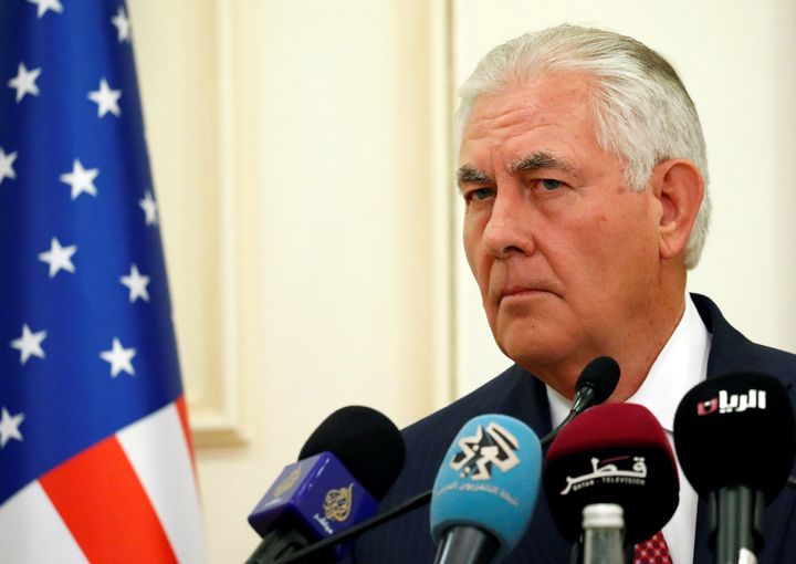 Secretary of State Rex Tillerson held Myanmar’s military leadership responsible for its crackdown on the Rohingya Muslim minority, but stopped short of saying whether the U.S. would take any action.