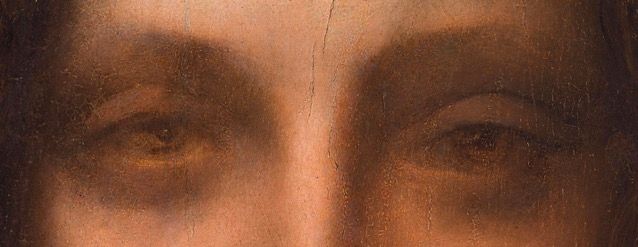 Detail, Salvator Mundi (c. 1500) – the sfumato effect
