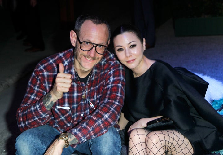 Terry Richardson and model China Chow attend Yesssss! MOCA Gala 2013.