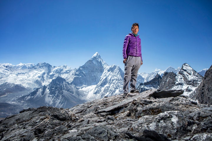  Tashi, a Nepalese climbing Sherpa, photographed in the Nepal Himalayas. 