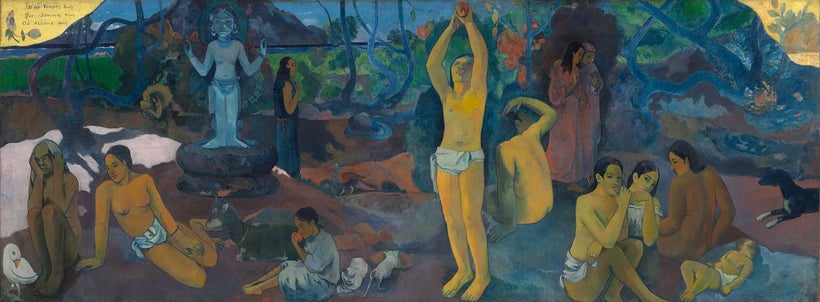 Paul Gaugin, <em>Where do we come from? What are we? Where are we going?</em>, 1897-98, Museum of Fine Arts Boston