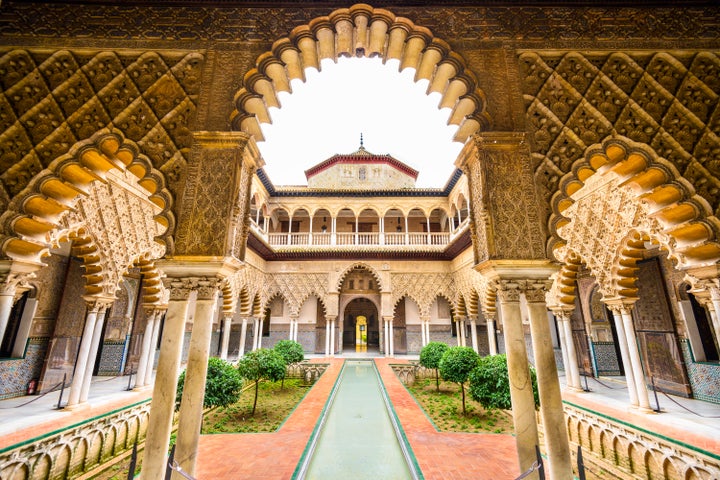 The Alcázar's Courtyard of Maidens