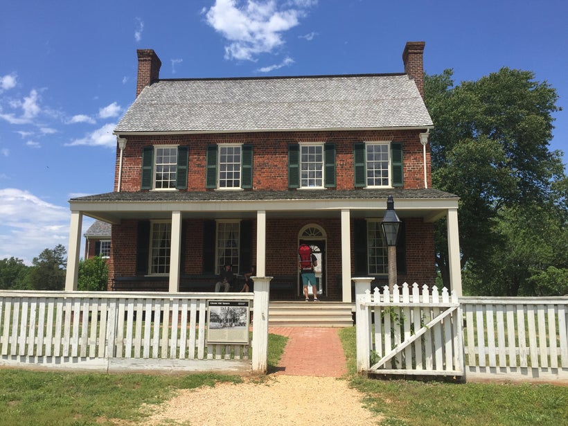 The McClean House and the town look much like it would have in 1865.
