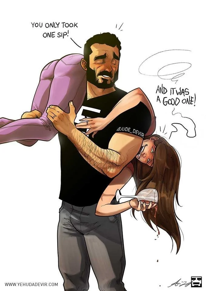 Husband's Comics With Wife Capture The Many Quirks Of Married Life | HuffPost Life Husband's Comics With Wife Capture The Many Quirks Of Married Life | HuffPost Life