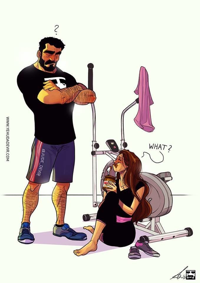 Husband's Comics With Wife Capture The Many Quirks Of Married Life | HuffPost Life Husband's Comics With Wife Capture The Many Quirks Of Married Life | HuffPost Life
