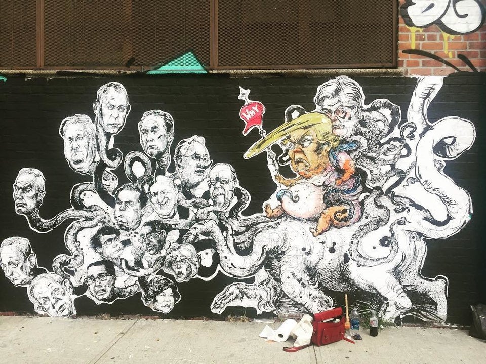 A Guide To The AntiTrump Art You Can See In New York Right Now HuffPost Canada