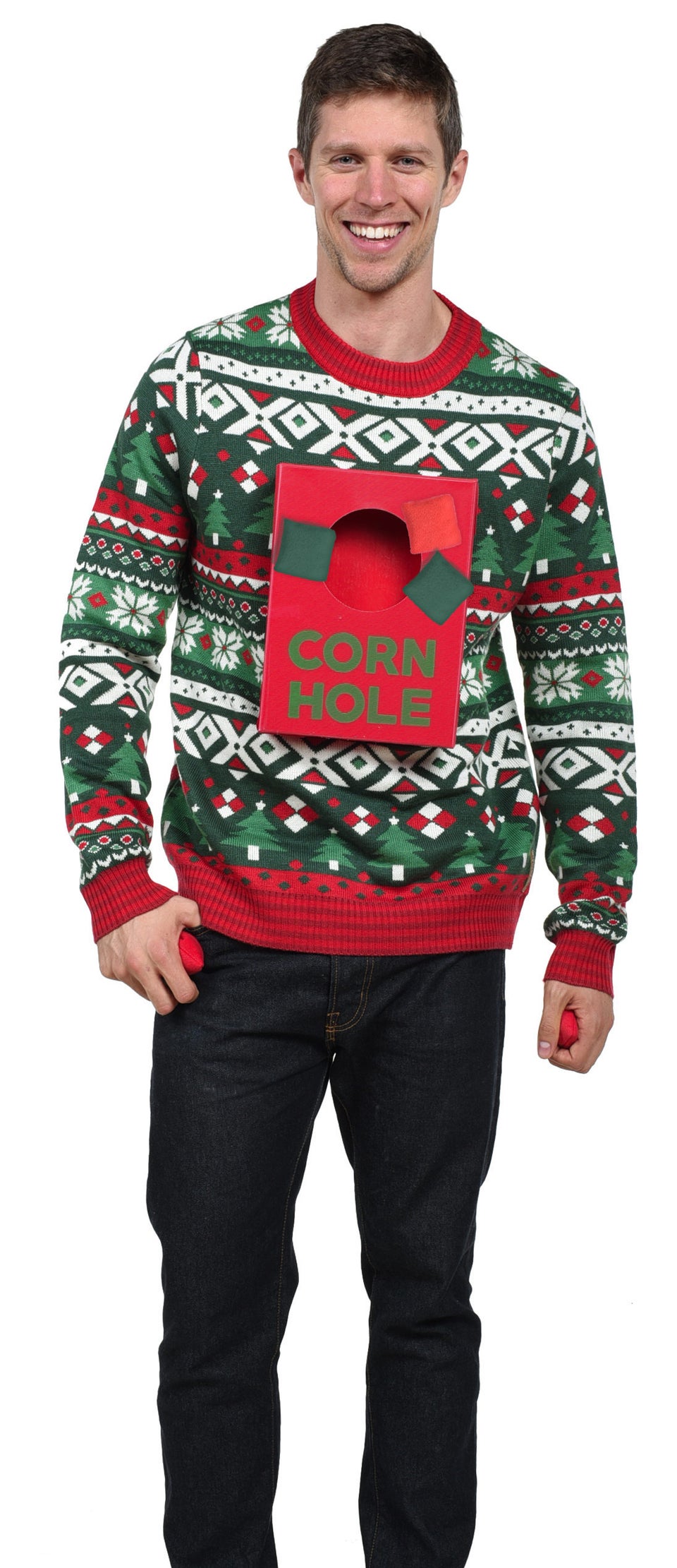 Mistletoe Boxer Briefs: Men's Christmas Outfits, Tipsy Elves