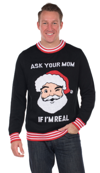 You'll See Santa's Butt On A Lot Of Ugly Christmas Sweaters This Year