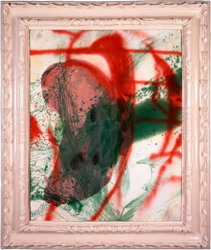 Julian Schnabel Harold's always saying goodbye (#4), 1998 oil, spray paint, resin on canvas79 x 67 inches (200.7 x 170.2 cm)(P98.0055)