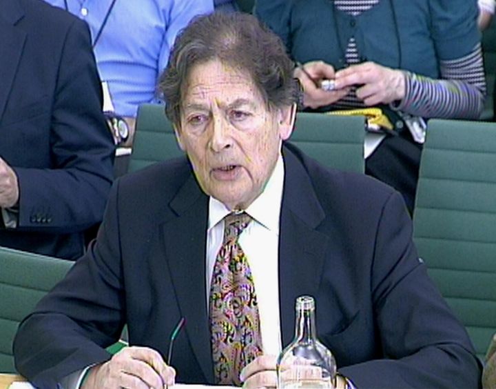 Lord Lawson was described as a 'climate-dinosaur'