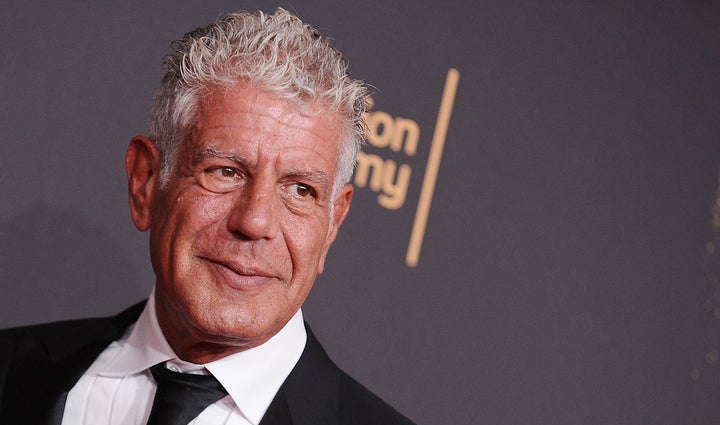 Anthony Bourdain attends the 2017 Creative Arts Emmy Awards at Microsoft Theater on September 9, 2017.