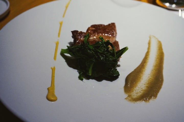 <p>Croccante di Maiale at Mammarossa restaurant in Avezzano</p>