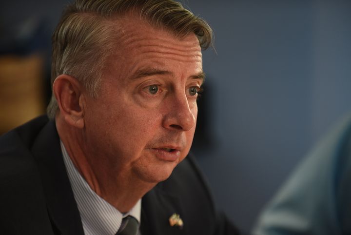 An ad from Virginia GOP gubernatorial candidate Ed Gillespie accuses Democrats in the state of jeopardizing public safety by restoring voting rights to former felons.