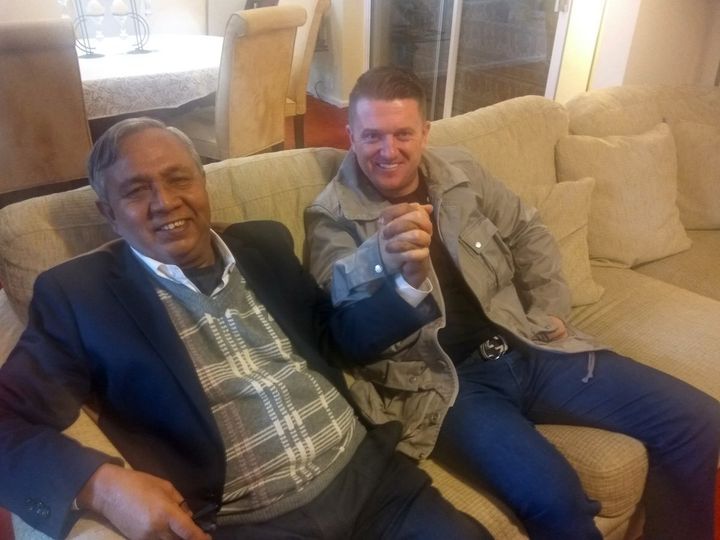 Tapan Ghosh and Tommy Robinson