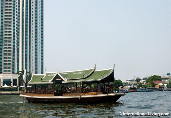 River view, Bangkok, Thailand.
