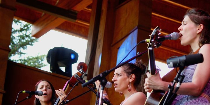 The Wailin’ Jennys perform at the Rocky Mountain Folks Festival on Aug. 20. 