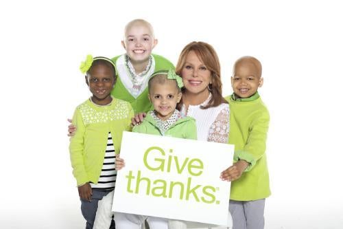 St. Jude Children's Research Hospital and more than 70 global brands ask consumers to #GiveThanks during the holiday-focu