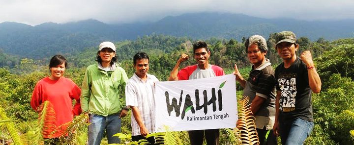 WALHI activists in Kalimantan