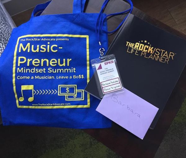 Barbara DeLaleu — aka Roxie Digital of WPLJ 95.95 — delivered an empowering keynote address at Music-Preneur Mindset Summit.
