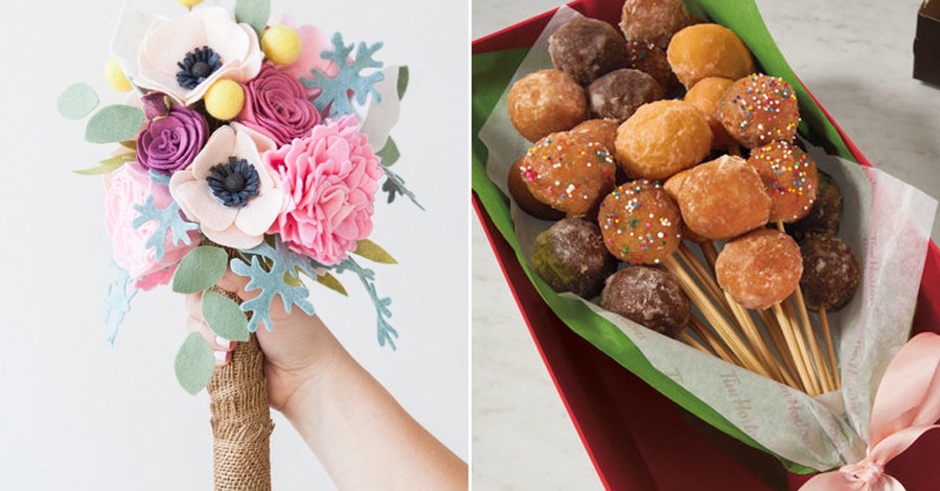 19 Alternative Wedding Bouquet Ideas That Don't Even Involve Flowers